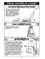 Предварительный просмотр 8 страницы Panasonic MCV5237 - UPRIGHT VACUUM-QKDR Operating Instructions Manual