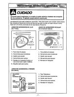 Предварительный просмотр 27 страницы Panasonic MCV5237 - UPRIGHT VACUUM-QKDR Operating Instructions Manual