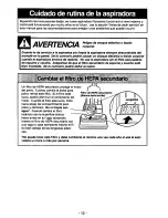 Предварительный просмотр 32 страницы Panasonic MCV5237 - UPRIGHT VACUUM-QKDR Operating Instructions Manual