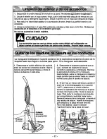 Предварительный просмотр 37 страницы Panasonic MCV5237 - UPRIGHT VACUUM-QKDR Operating Instructions Manual