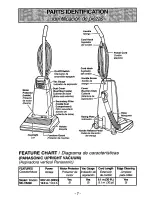 Предварительный просмотр 7 страницы Panasonic MCV5238 - UPRIGHT VACUUM PLAT Operating Instructions Manual