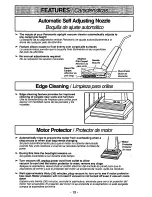 Предварительный просмотр 10 страницы Panasonic MCV5238 - UPRIGHT VACUUM PLAT Operating Instructions Manual