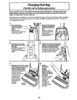 Предварительный просмотр 15 страницы Panasonic MCV5238 - UPRIGHT VACUUM PLAT Operating Instructions Manual