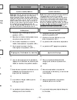 Preview for 19 page of Panasonic MCV5241 - UPRIGHT VACUUM PLAT Operating Instructions Manual