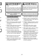 Preview for 25 page of Panasonic MCV5241 - UPRIGHT VACUUM PLAT Operating Instructions Manual