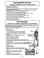 Preview for 19 page of Panasonic MCV5257 - UPRIGHT VACUUM Operating Instructions Manual