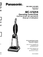 Предварительный просмотр 1 страницы Panasonic MCV5258 - UPRIGHT VACUUMC-PLAT Operating Instructions Manual