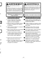 Предварительный просмотр 27 страницы Panasonic MCV5261 - UPRIGHT VACUUM PLAT Operating Instructions Manual