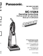 Panasonic MCV5268 - UPRIGHT VACUUM-PLATI Operating Instructions Manual предпросмотр