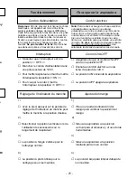 Предварительный просмотр 21 страницы Panasonic MCV5271 - UPRIGHT VACUUM PLAT Operating Instructions Manual