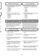 Предварительный просмотр 23 страницы Panasonic MCV5271 - UPRIGHT VACUUM PLAT Operating Instructions Manual