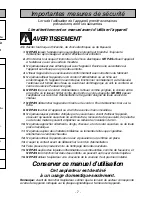 Предварительный просмотр 7 страницы Panasonic MCV5297 - UPRIGHT VACUUM Operating Instructions Manual