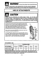 Preview for 10 page of Panasonic MCV5320 - UPRIGHT VACUUM-QKDR Operating Instructions Manual