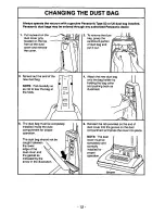 Preview for 12 page of Panasonic MCV5320 - UPRIGHT VACUUM-QKDR Operating Instructions Manual