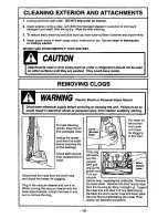 Preview for 16 page of Panasonic MCV5320 - UPRIGHT VACUUM-QKDR Operating Instructions Manual