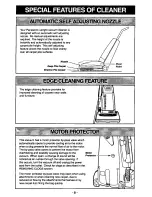 Предварительный просмотр 8 страницы Panasonic MCV5330 - UPRIGHT VACUUM 12.0 Operating Instructions Manual