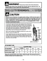 Предварительный просмотр 10 страницы Panasonic MCV5330 - UPRIGHT VACUUM 12.0 Operating Instructions Manual