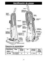 Предварительный просмотр 25 страницы Panasonic MCV5330 - UPRIGHT VACUUM 12.0 Operating Instructions Manual