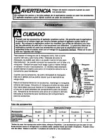 Предварительный просмотр 30 страницы Panasonic MCV5330 - UPRIGHT VACUUM 12.0 Operating Instructions Manual