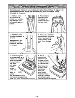 Предварительный просмотр 32 страницы Panasonic MCV5330 - UPRIGHT VACUUM 12.0 Operating Instructions Manual