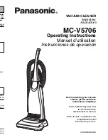 Panasonic MCV5706 - UPRIGHT VACUUM Operating Instructions Manual предпросмотр