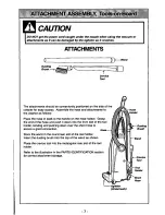 Предварительный просмотр 7 страницы Panasonic MCV5710 - UPRIGHT VACUUM-QKDR Operating Instructions Manual