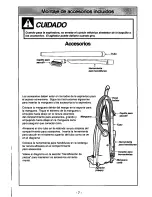 Предварительный просмотр 27 страницы Panasonic MCV5710 - UPRIGHT VACUUM-QKDR Operating Instructions Manual