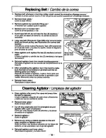 Предварительный просмотр 16 страницы Panasonic MCV5720 - UPRIGHT VACUUM Operating Instructions Manual