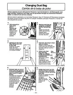 Preview for 14 page of Panasonic MCV5726 - UPRIGHT VACUUM Operating Instructions Manual