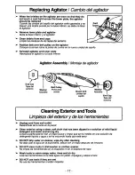 Preview for 17 page of Panasonic MCV5726 - UPRIGHT VACUUM Operating Instructions Manual