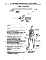 Предварительный просмотр 9 страницы Panasonic MCV5730 - UPRIGHT VACUUM Operating Instructions Manual