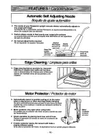 Предварительный просмотр 10 страницы Panasonic MCV5730 - UPRIGHT VACUUM Operating Instructions Manual