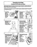 Предварительный просмотр 14 страницы Panasonic MCV5730 - UPRIGHT VACUUM Operating Instructions Manual