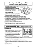 Предварительный просмотр 15 страницы Panasonic MCV5730 - UPRIGHT VACUUM Operating Instructions Manual