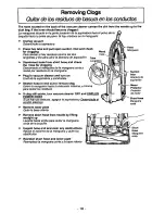 Предварительный просмотр 18 страницы Panasonic MCV5730 - UPRIGHT VACUUM Operating Instructions Manual