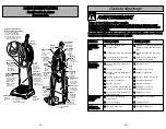 Предварительный просмотр 10 страницы Panasonic MCV5734 - UPRIGHT VACUUM Operating Manual