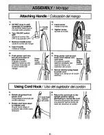 Предварительный просмотр 8 страницы Panasonic MCV5760 - UPRIGHT VACUUM Operating Instructions Manual