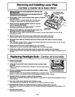 Предварительный просмотр 16 страницы Panasonic MCV5760 - UPRIGHT VACUUM Operating Instructions Manual