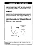 Предварительный просмотр 5 страницы Panasonic MCV6602 - UPRIGHT VACUUM Operating Instructions Manual