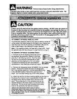 Предварительный просмотр 11 страницы Panasonic MCV6602 - UPRIGHT VACUUM Operating Instructions Manual