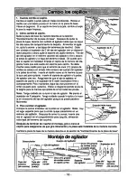 Предварительный просмотр 36 страницы Panasonic MCV6602 - UPRIGHT VACUUM Operating Instructions Manual