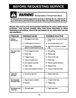 Preview for 19 page of Panasonic MCV6970 - UPRIGHT VACUUM-68 Operating Instructions Manual