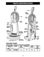 Предварительный просмотр 5 страницы Panasonic MCV6980 - UPRIGHT VACUUM-QKDR Operating Instructions Manual