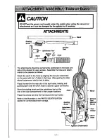 Предварительный просмотр 7 страницы Panasonic MCV6980 - UPRIGHT VACUUM-QKDR Operating Instructions Manual