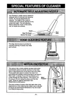 Предварительный просмотр 8 страницы Panasonic MCV6980 - UPRIGHT VACUUM-QKDR Operating Instructions Manual