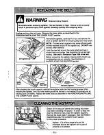 Предварительный просмотр 15 страницы Panasonic MCV6980 - UPRIGHT VACUUM-QKDR Operating Instructions Manual