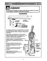 Предварительный просмотр 27 страницы Panasonic MCV6980 - UPRIGHT VACUUM-QKDR Operating Instructions Manual