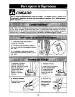 Предварительный просмотр 30 страницы Panasonic MCV6980 - UPRIGHT VACUUM-QKDR Operating Instructions Manual