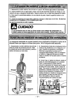 Предварительный просмотр 37 страницы Panasonic MCV6980 - UPRIGHT VACUUM-QKDR Operating Instructions Manual