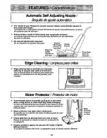 Предварительный просмотр 10 страницы Panasonic MCV7309 - UPRIGHT VACUUM Operating Instructions Manual